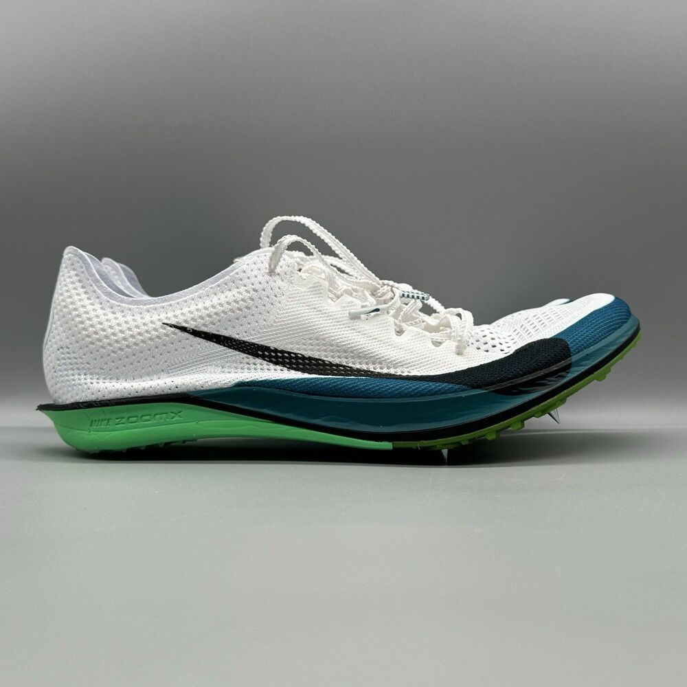 Nike ZoomX Dragonfly 2 Elite Size 11.5 Men's White Bright Spruce Track and Field